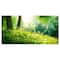 Designart - Beautiful Green Grass and Trees - Large Landscape Canvas Art Print